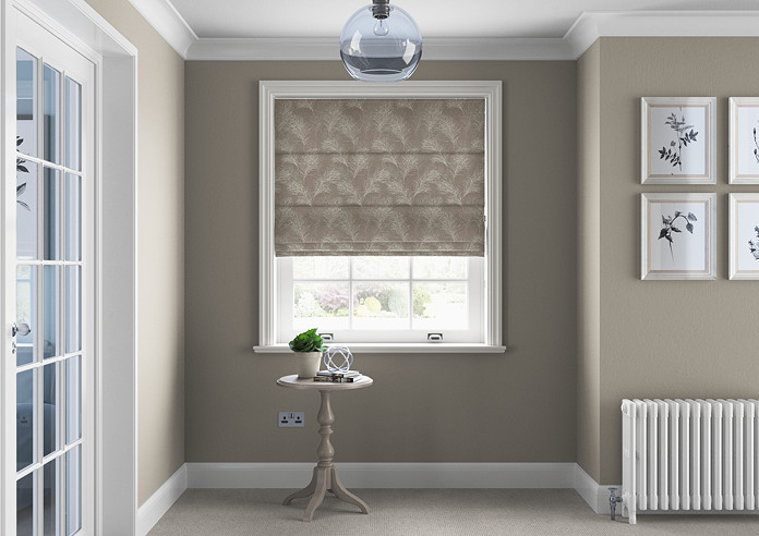 Feather, Coffee - Roman Blind - Image 5